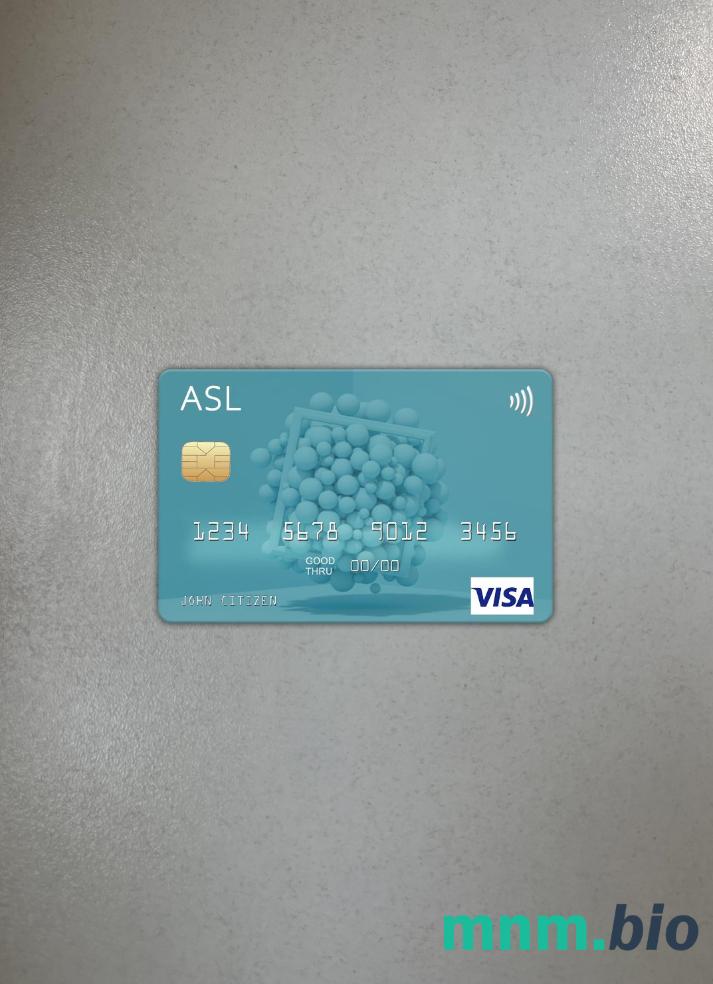 Australia Australian Settlements Limited (ASL) wygląd zdjęcia karty wizowej skan PSD + zdjęcie